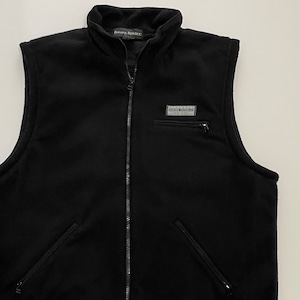 -USED- BANANA REPUBLIC FLEECE VEST -BLACK- [M]