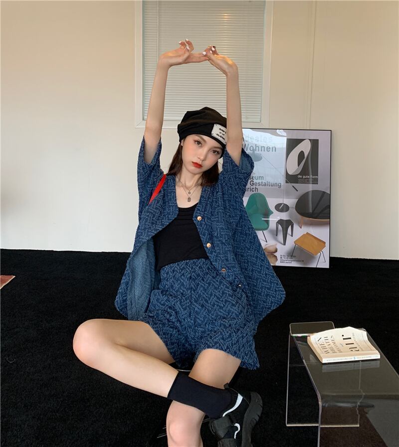 スタイルスタンダードレッドオータムジャケット ショーツ レトロ 秋物 ブルマー モンロー2007127217