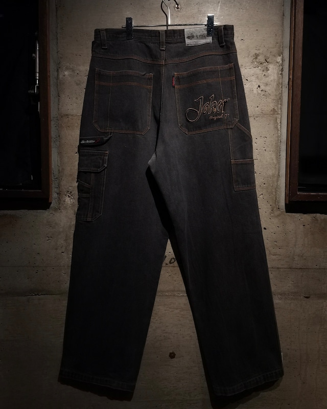 【Caka】"Joker Brand" "00's" Gray Color Vintage Loose Denim Pants