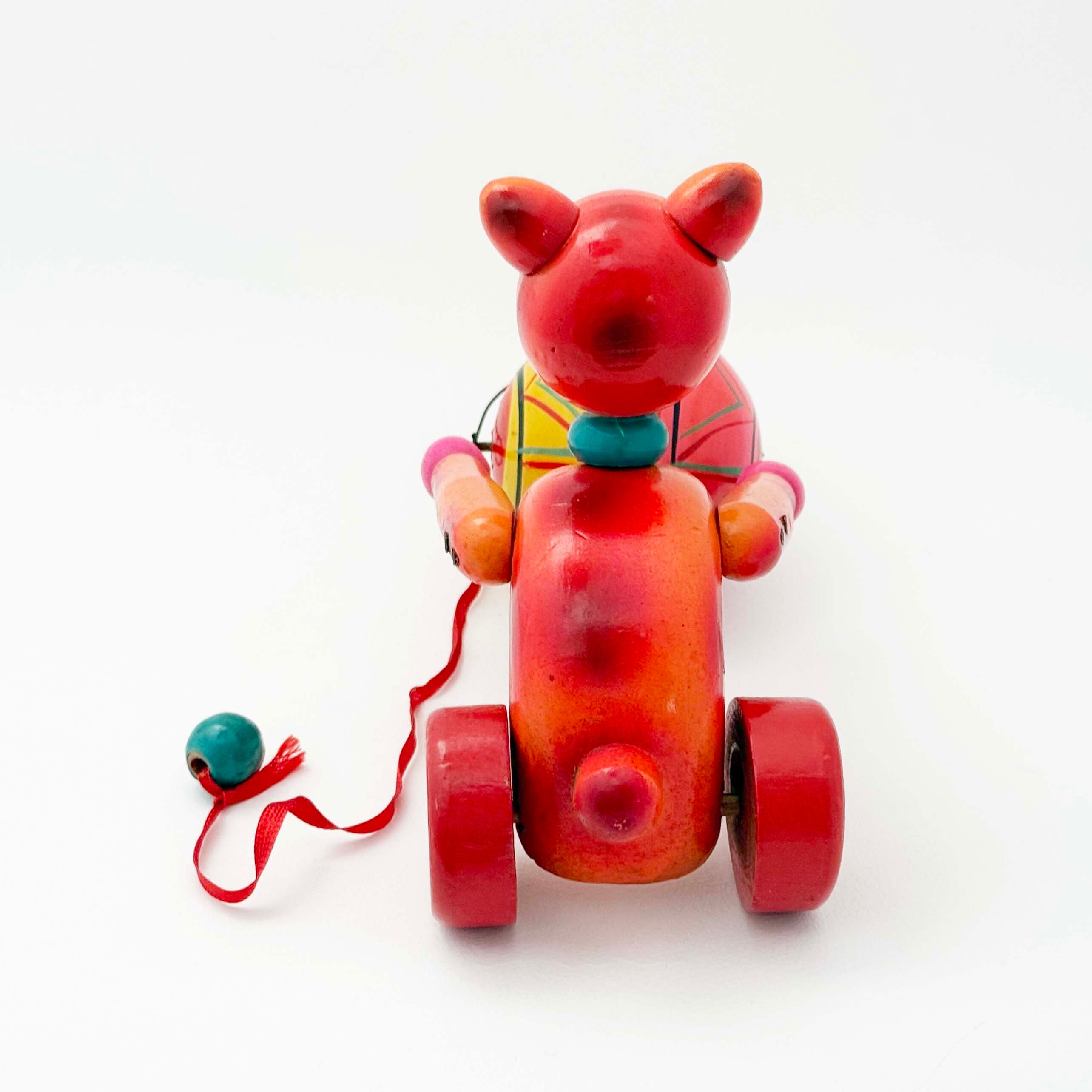 戦前 猫の玉転がし玩具