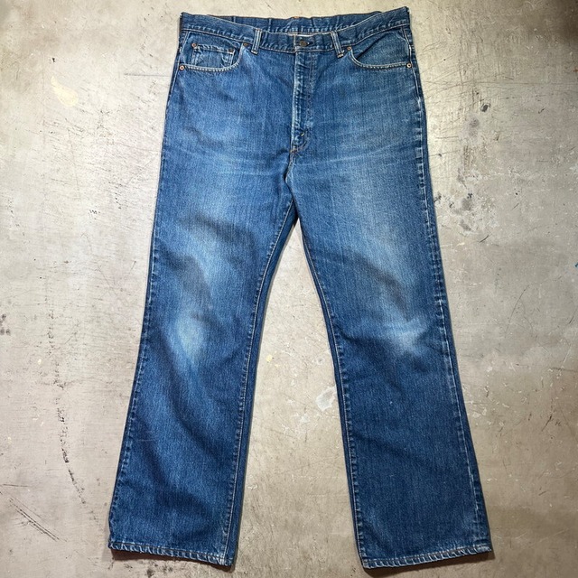 70's Levi's リーバイス 517-0217 ブーツカットデニム 66前期 42TALON 刻印2 1976年 ビッグサイズ ウエストW40 USA製 希少 ヴィンテージ BA-2237 RM2656H