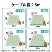 エレコム(ELECOM) AC充電器/Type-Cケーブル一体型/2.4A出力/2.5m/ホワイトフェイス