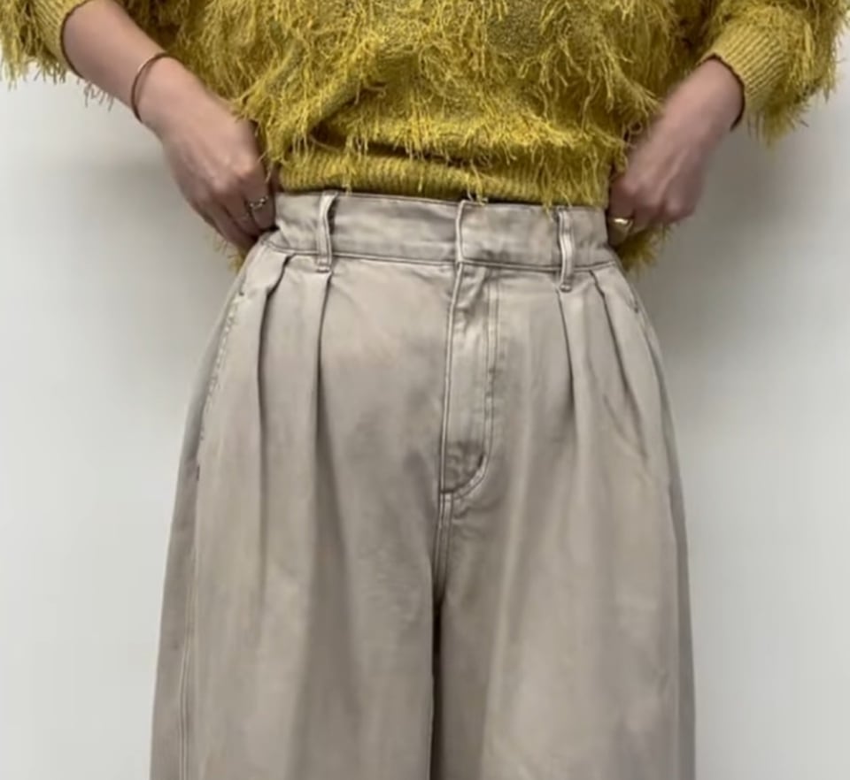 CLOCHE(クロッシェ)】デニムカーブパンツ ［612-86502］ | GENERALE