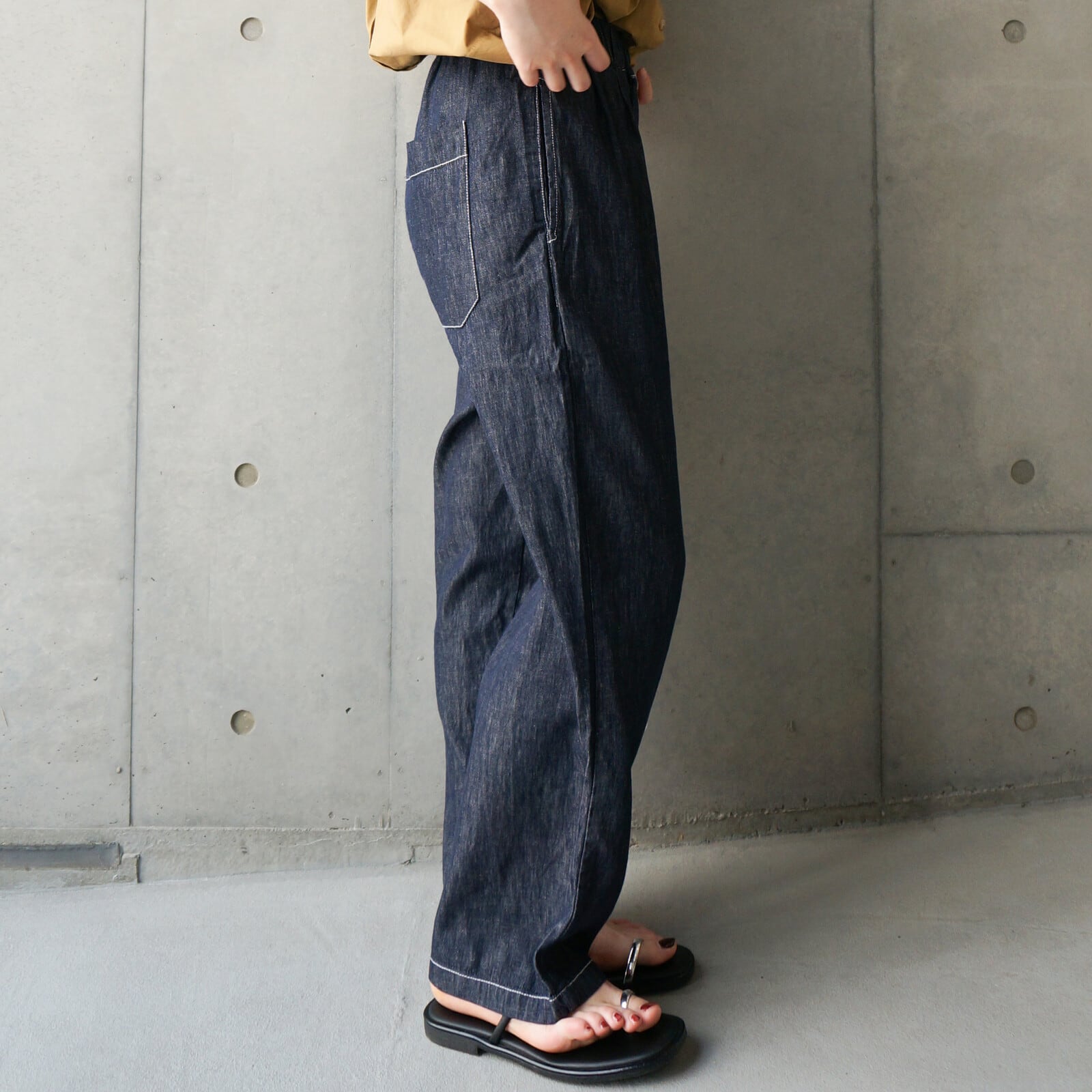 【closet meii】 デニムパンツ|コットンリネン