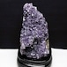 1.8Kg アメジスト クラスター ウルグアイ産 アメジスト 原石 amethyst 台座付属 花型 一点物 182-7133