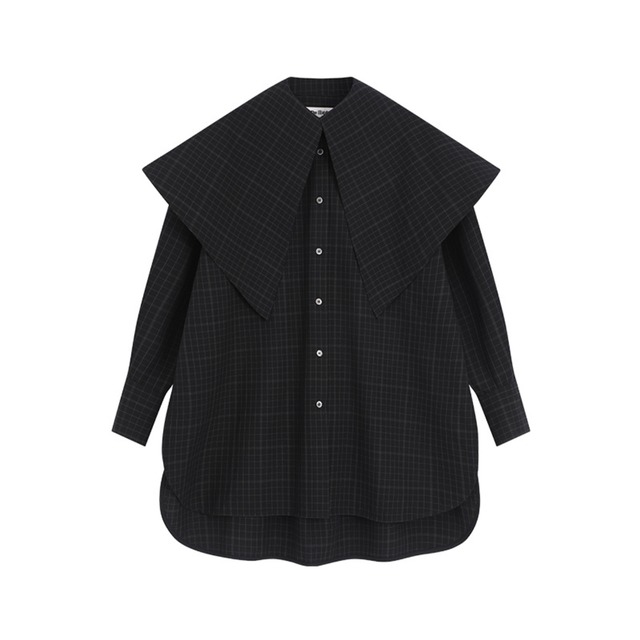 Relaxed fit stripe overlay shirt A00075
