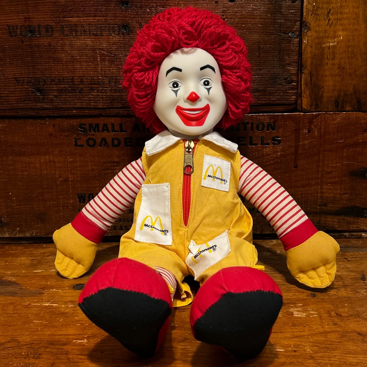 マクドナルド　McDonald's　ロナルド　人形　ヴィンテージ　RONALD　Plush Doll　MU-460