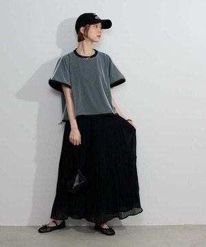 235085 オーバーチュールレースボックスプルオーバー black