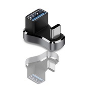 USB変換アダプタ U字型USB C アダプタ【36W充電速度 10Gbps高速データ伝送】 usb u型/type c u字 小型 軽量USB3.1 高速充電 ネクター スリムデザイン (Cオスto Aメス）