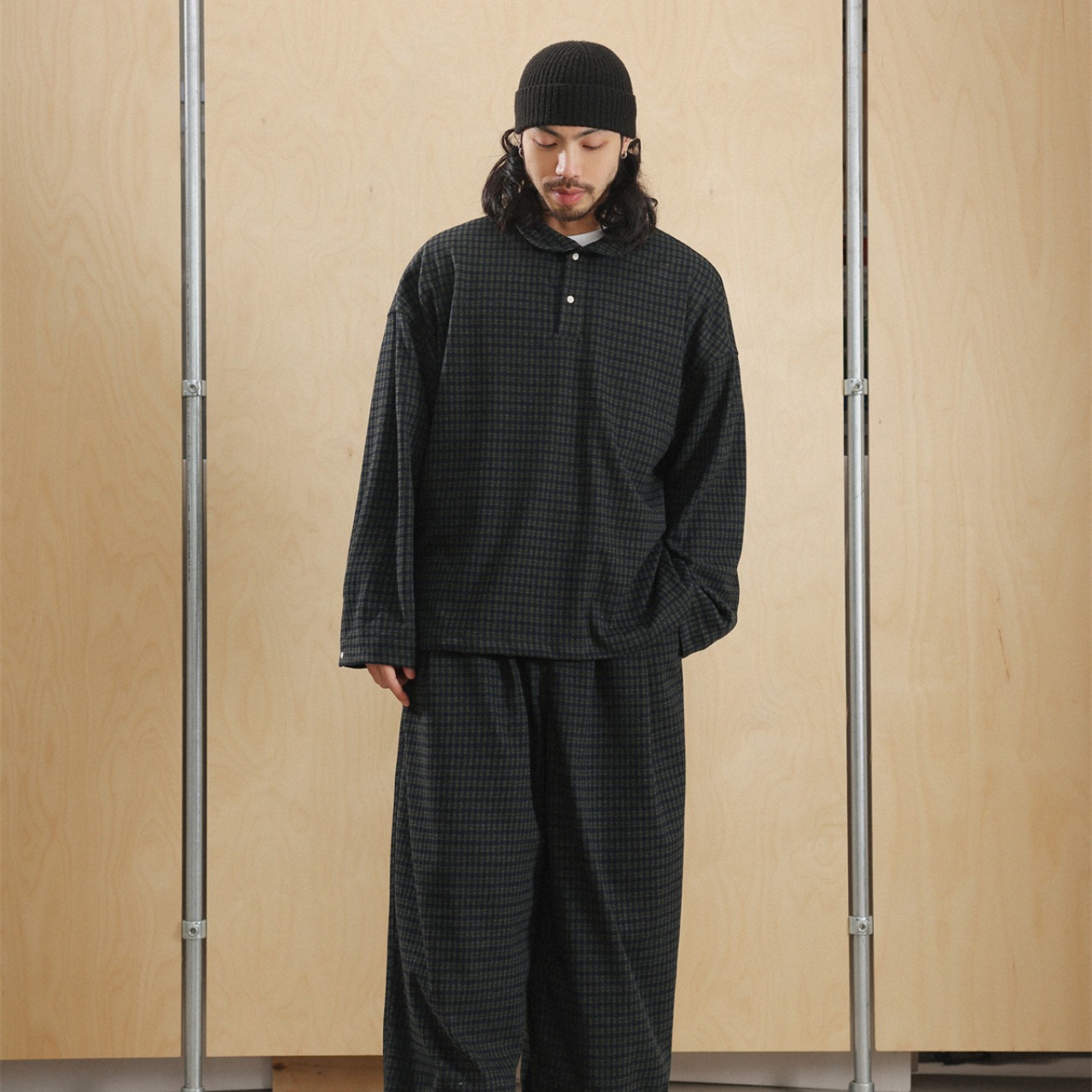 チェックジャージ・リラックスポロ A2058 - 11