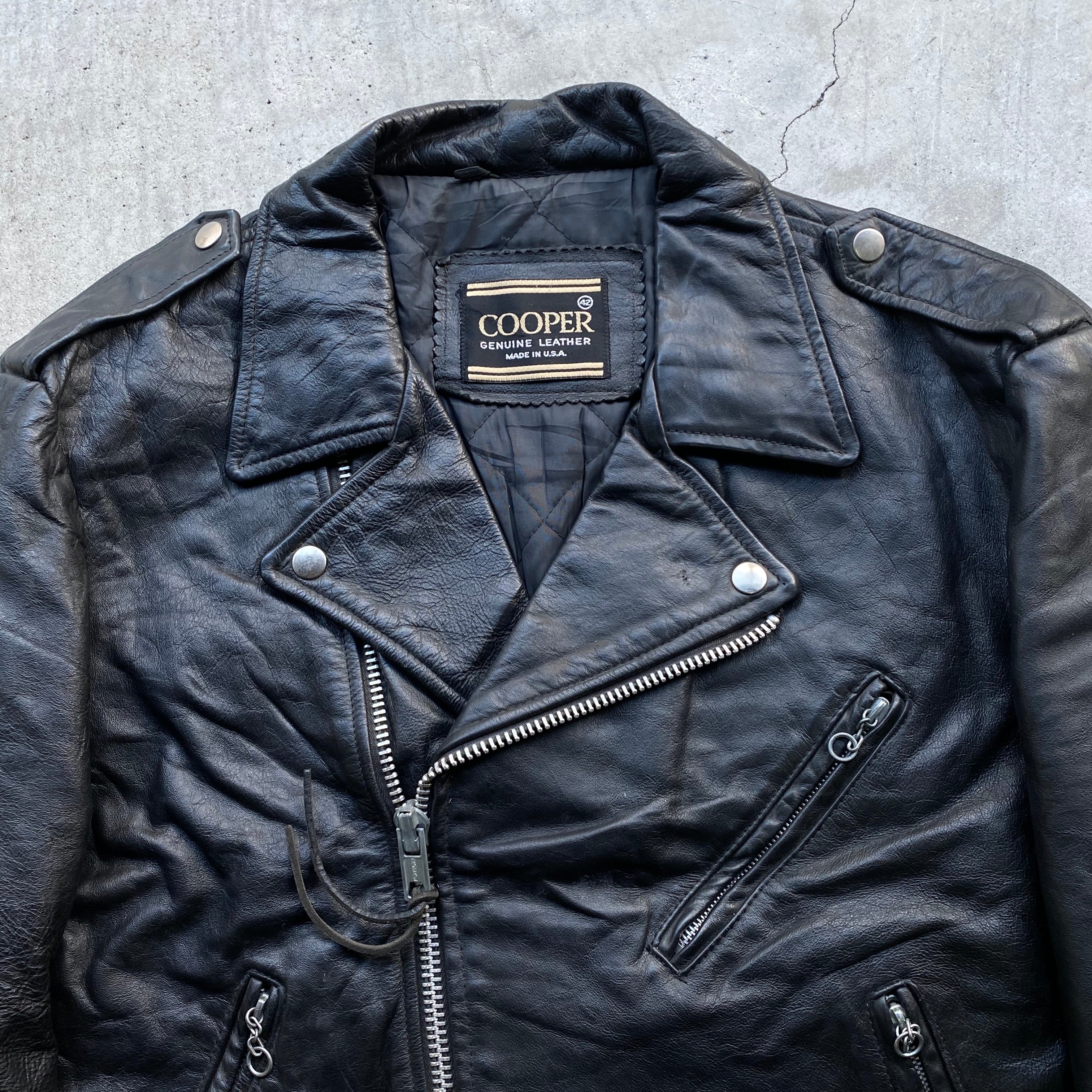 90年代 ビンテージ USA製 COOPER アメリカン ダブルライダース  