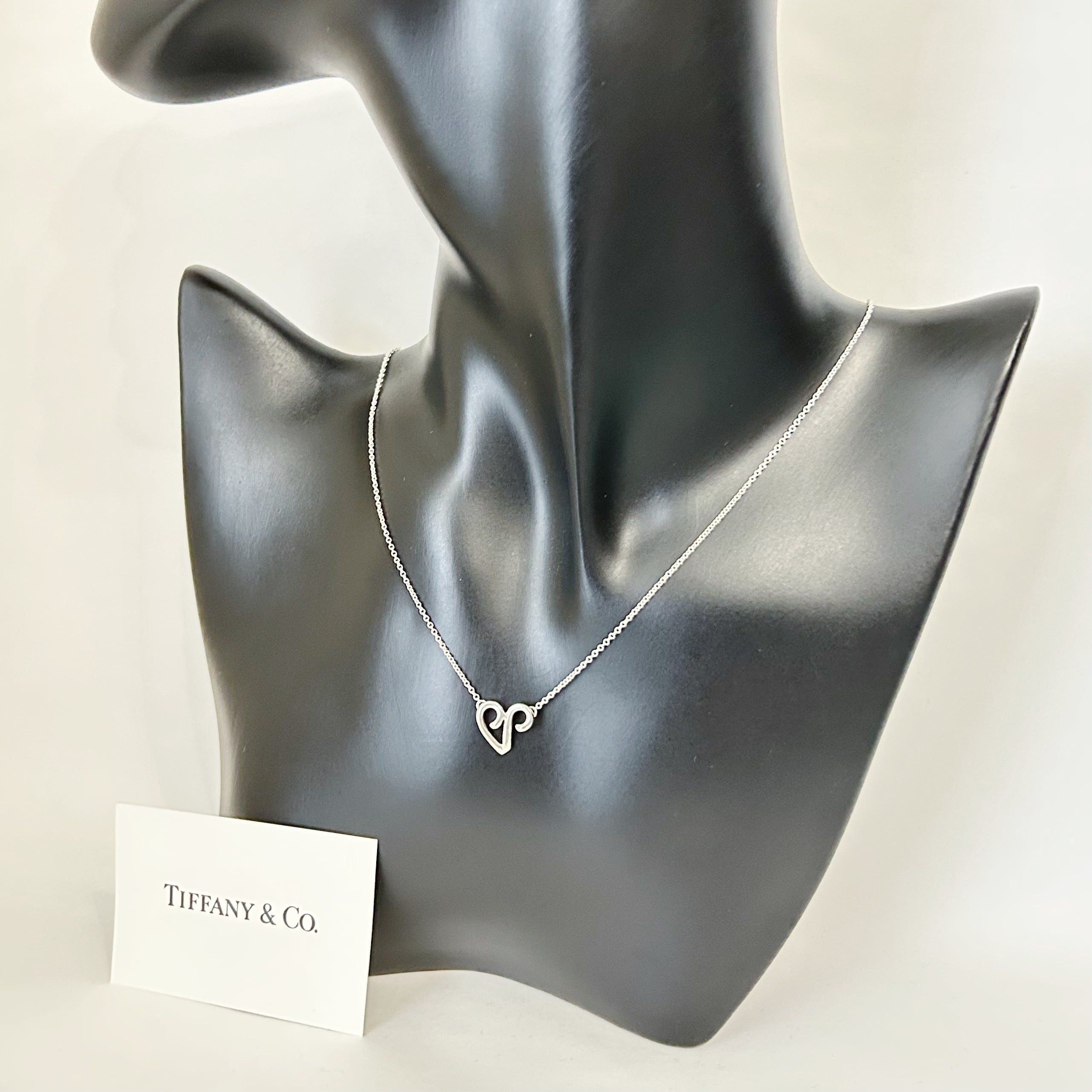 T8040】Tiffany&Co. ゾディアックネックレスミニ/silver925
