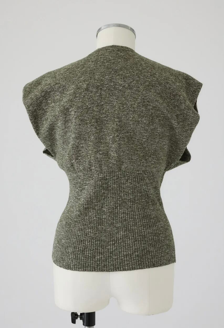 RIM.ARK Mix yarn rib knit -M/GREEN- | Chapel