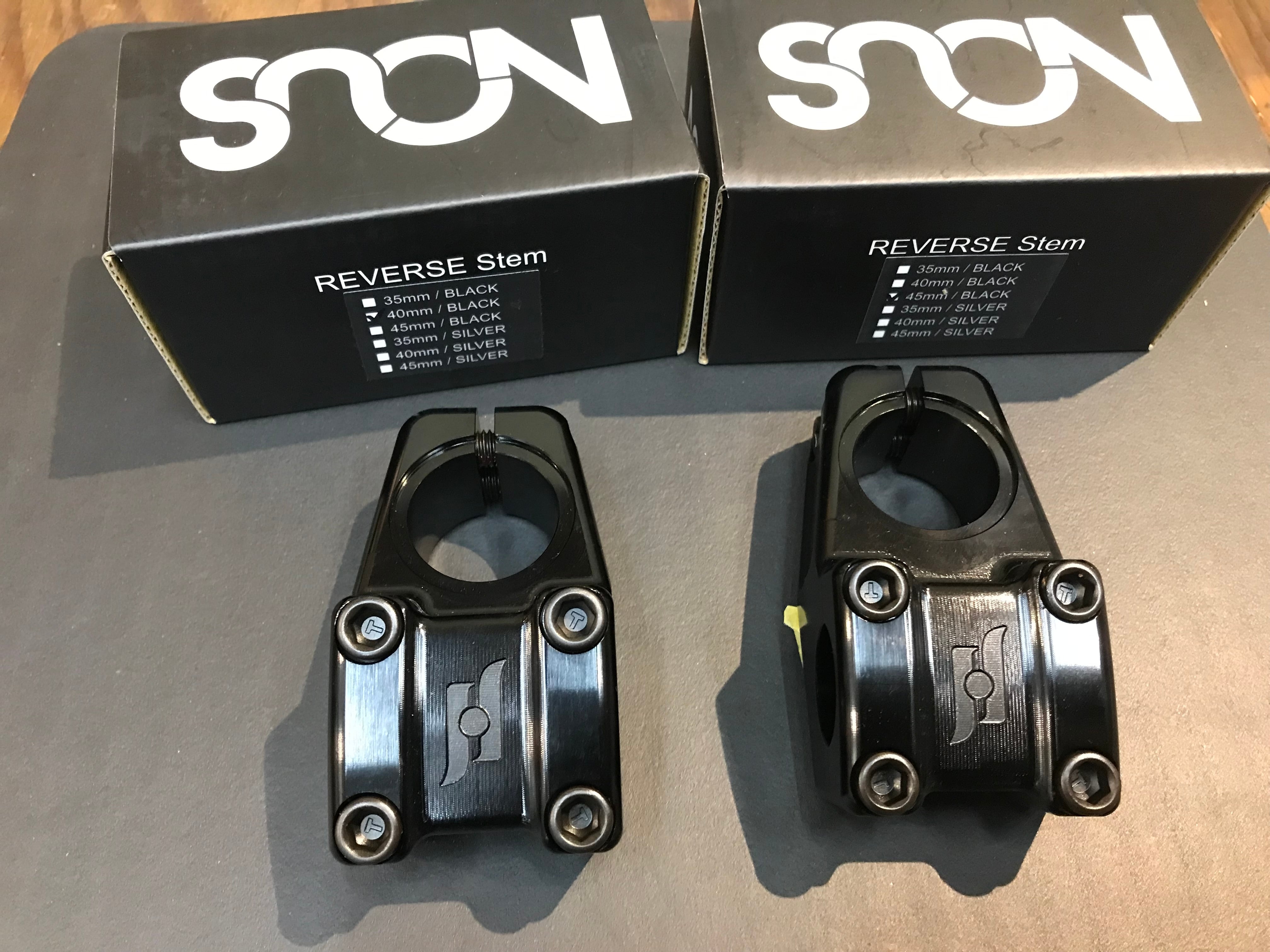 NOUS REVERSE V2 STEM 40mm,45mm Black | bmxshop
