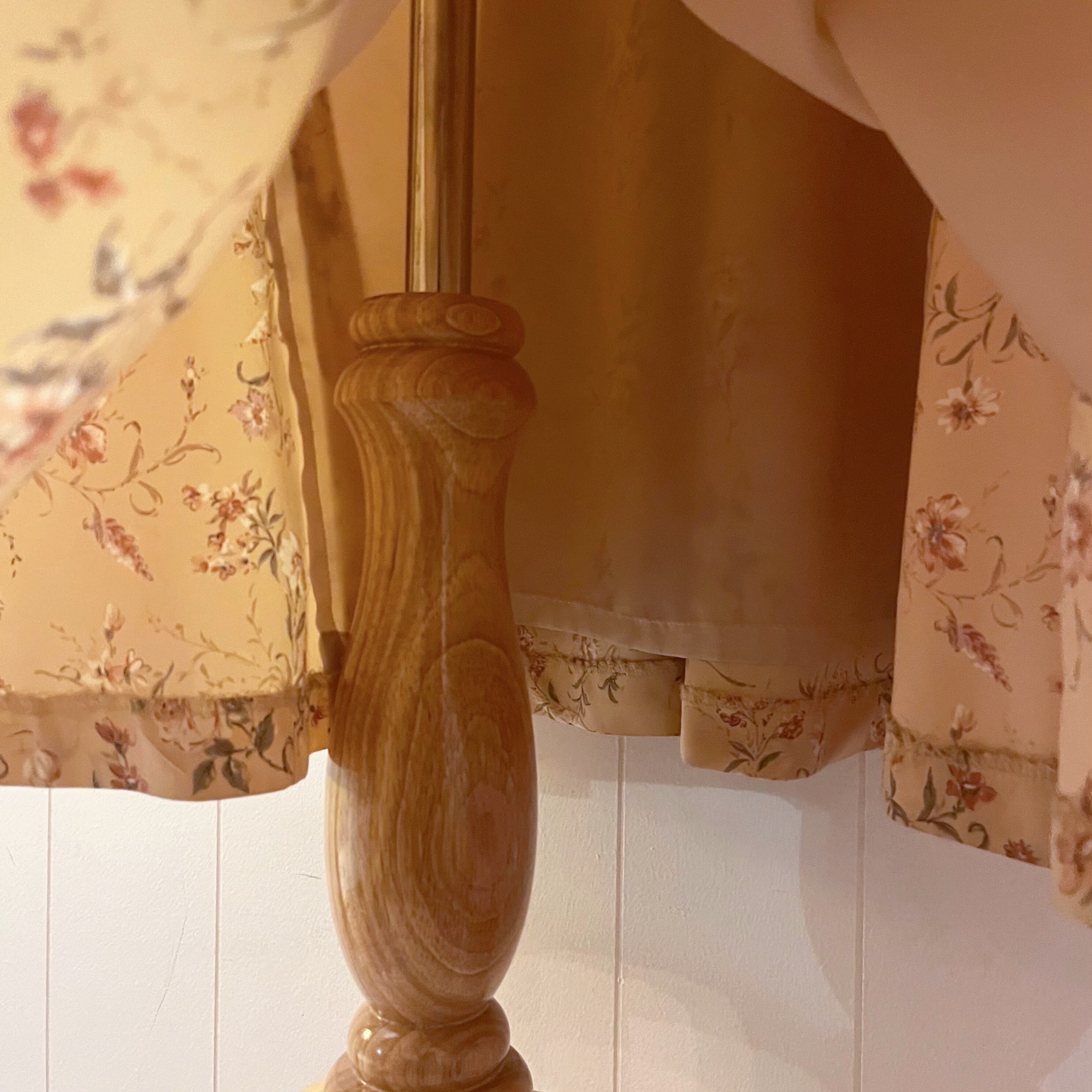 cream beige flower belt flare skirt