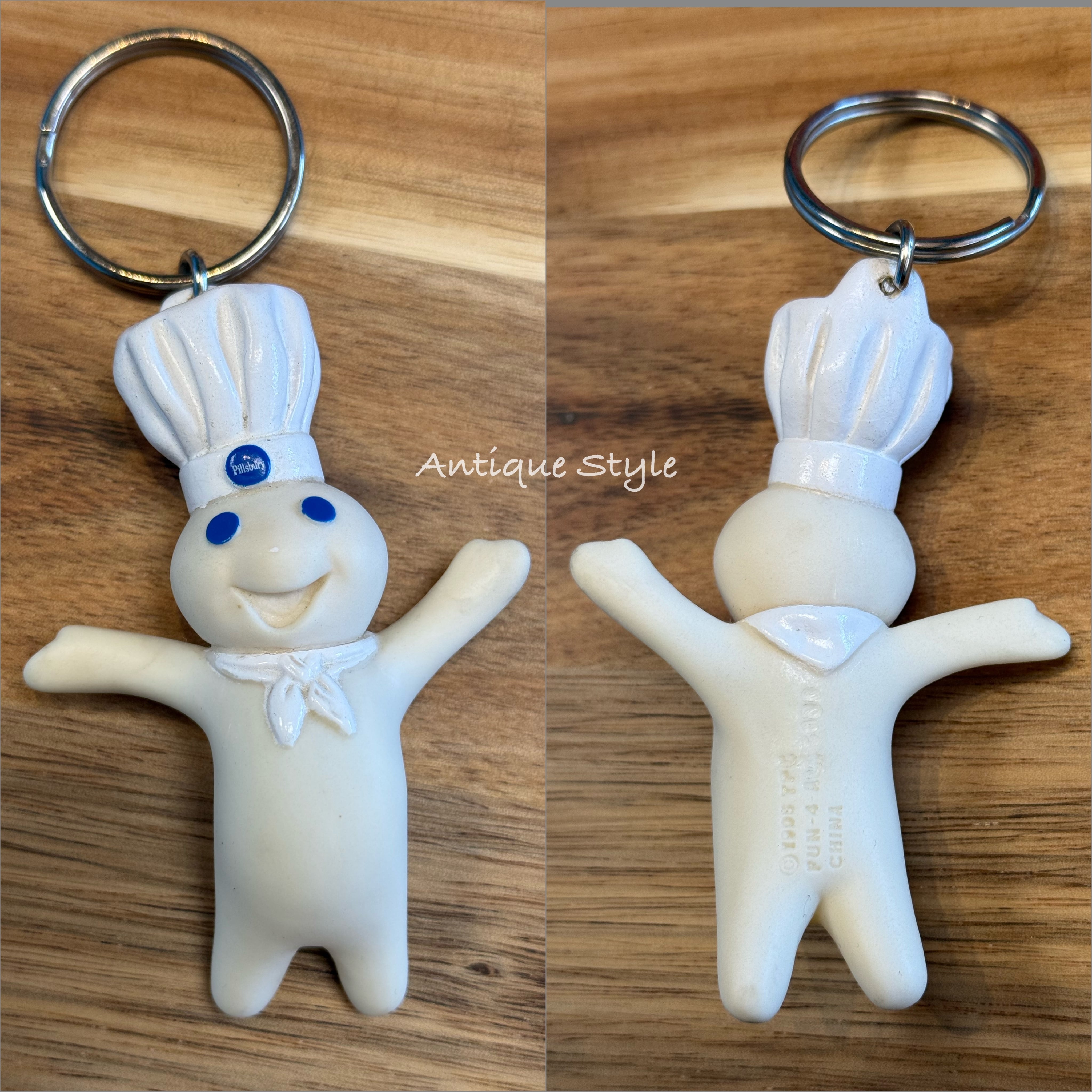 送料込】90s USA ヴィンテージ Doughboy ドゥーボーイ キーホルダー