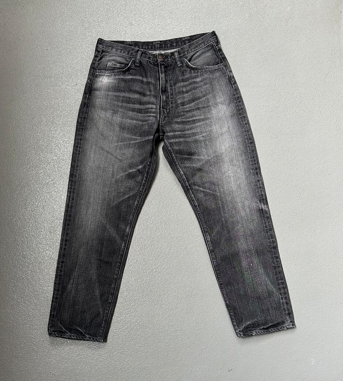 DENIM HEADS 351ブラックデニムパンツ - ストレートデニム