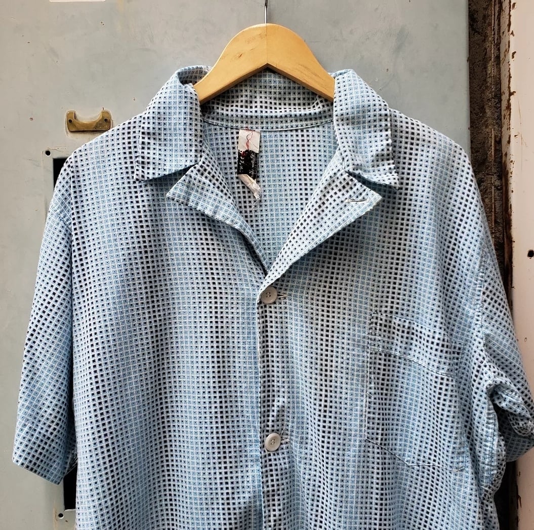 Post Punk！ Grunge！ 60s Vintage S/S Pajama Shirt パジャマシャツ