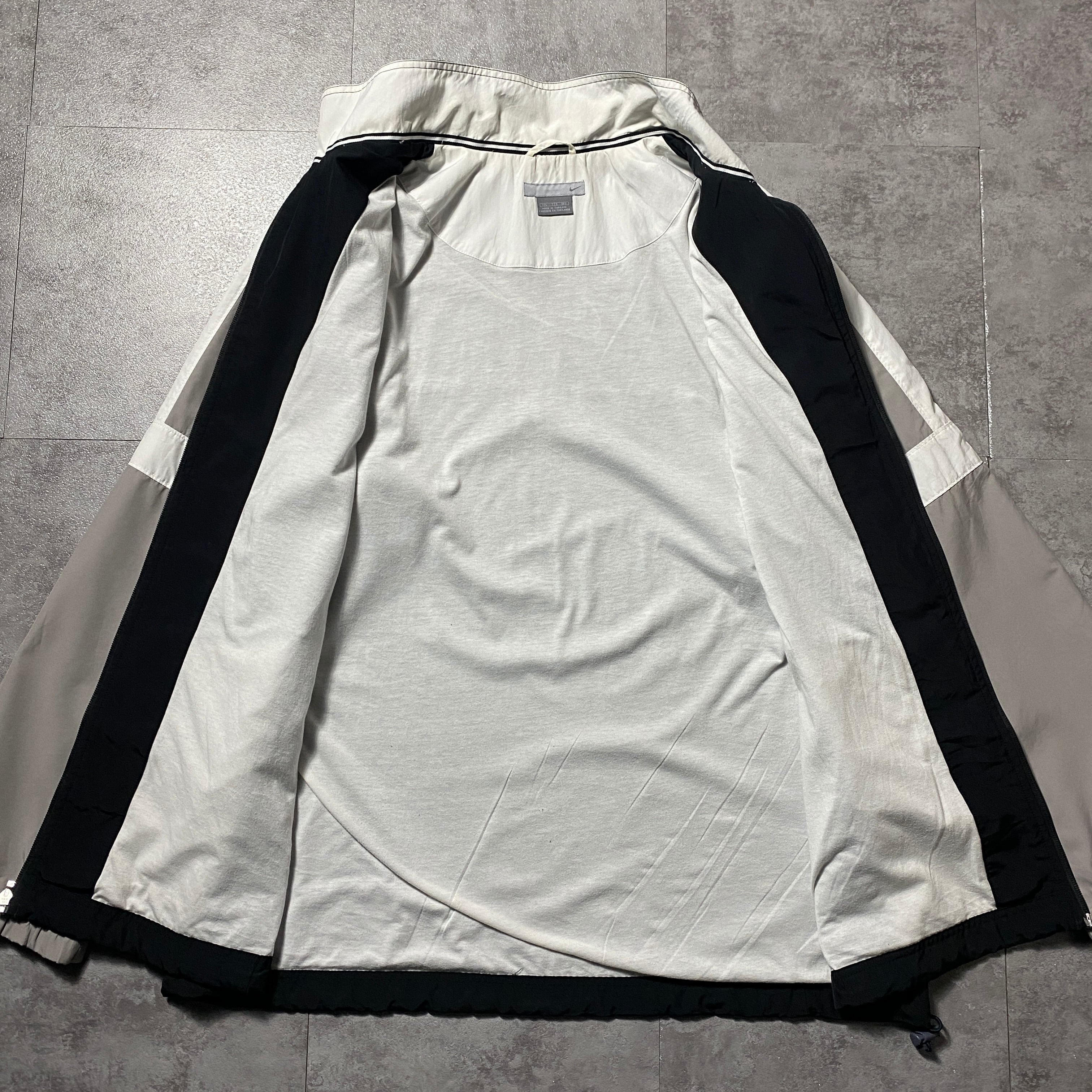 00's NIKE ナイキ スウォッシュ 刺繍ワンポイント バックロゴ ブラック