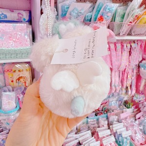 【J3】9-3おやすみうちゅうネズミ（てんし）ぬいぐるみ