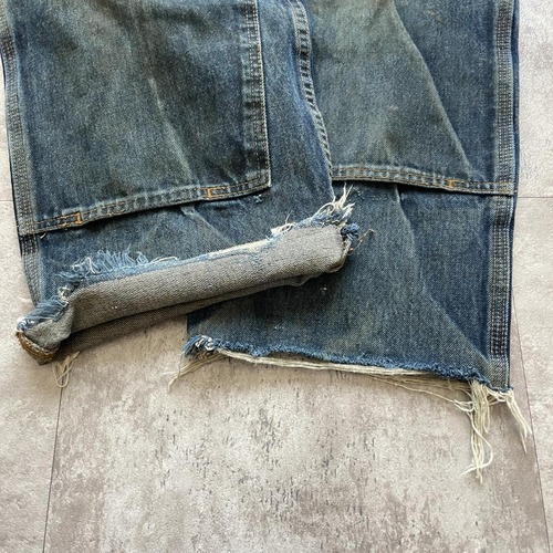 メキシコ製 デニム ダブルニー Carhartt 36×32 詳細写真6