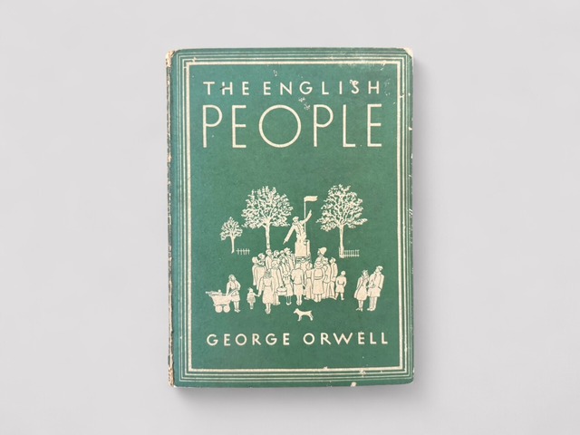 【SL747】【FIRST EDITION】【BRITAIN IN PICTURES】 The English People with 8 plates in colour and 17 illustrations in black & white(1947) /George Orwell