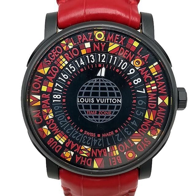 ルイヴィトン 腕時計 エスカル タイムゾーン 日本限定 03-23030702