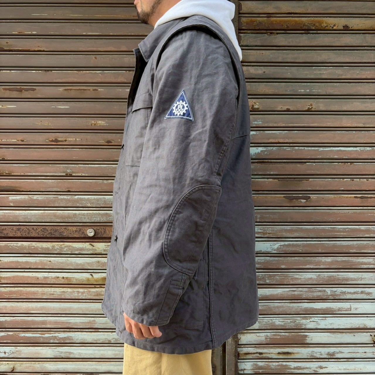 80s ドイツ軍 実物 THW ミリタリー 技術復旧団 モールスキン L