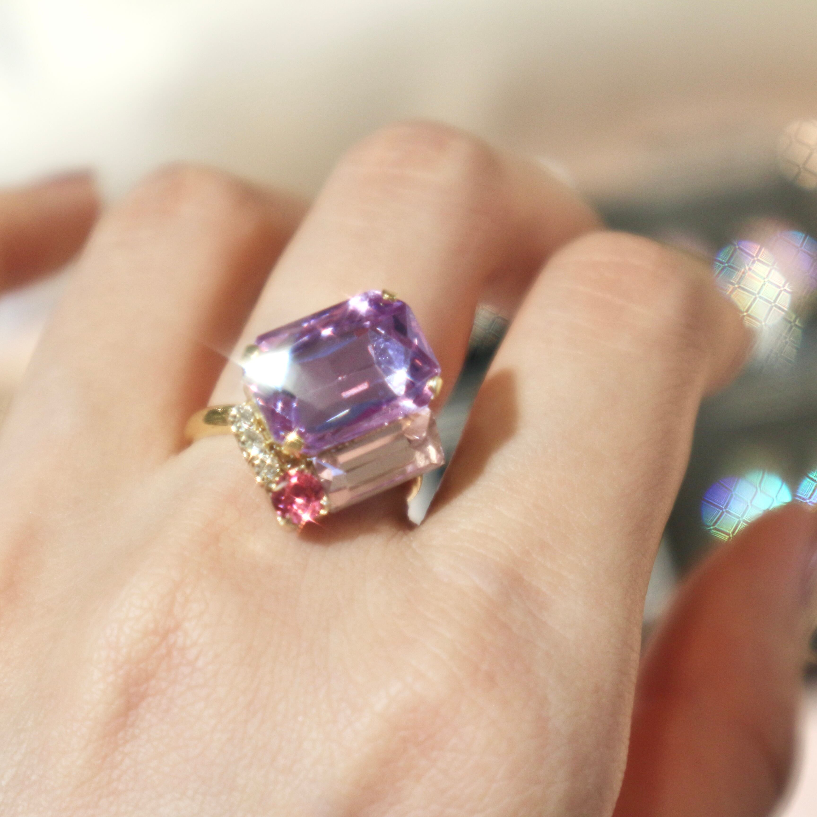 Candy rings (violet / F size)