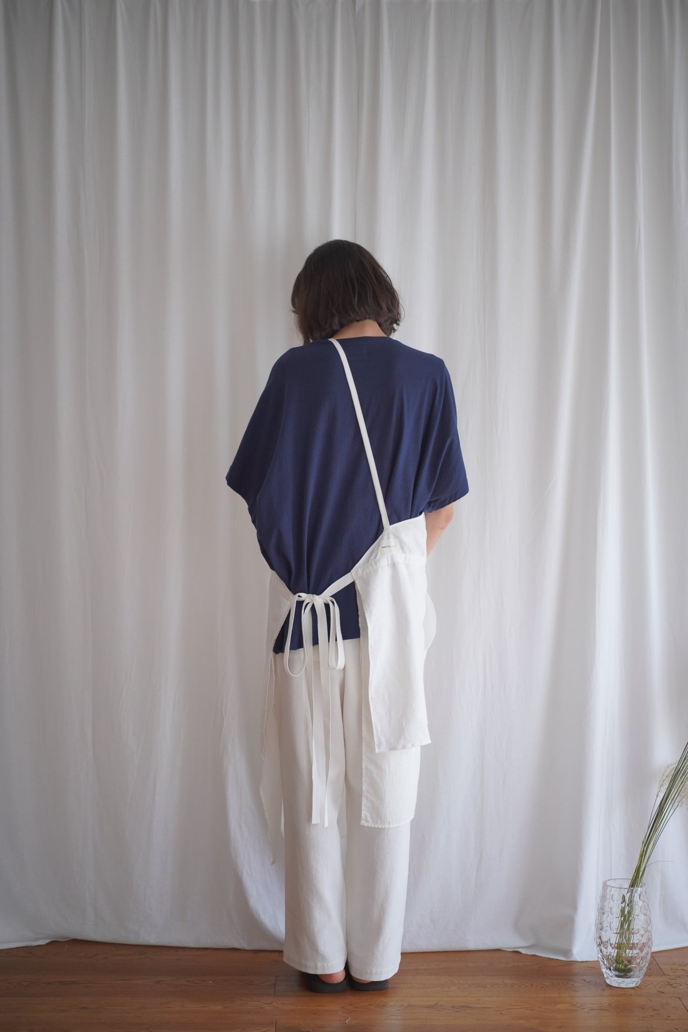 MALU TO マルト［未使用］ワンショルダー　リネン レイヤーエプロン Layer Apron | MARU TO