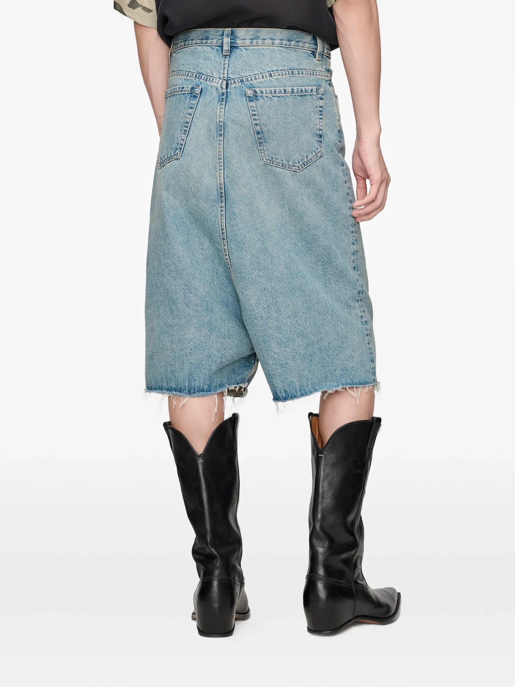 MAISON MARGIELA DENIM SHORT Ice Blue S67MU0065M30066962 | BEST