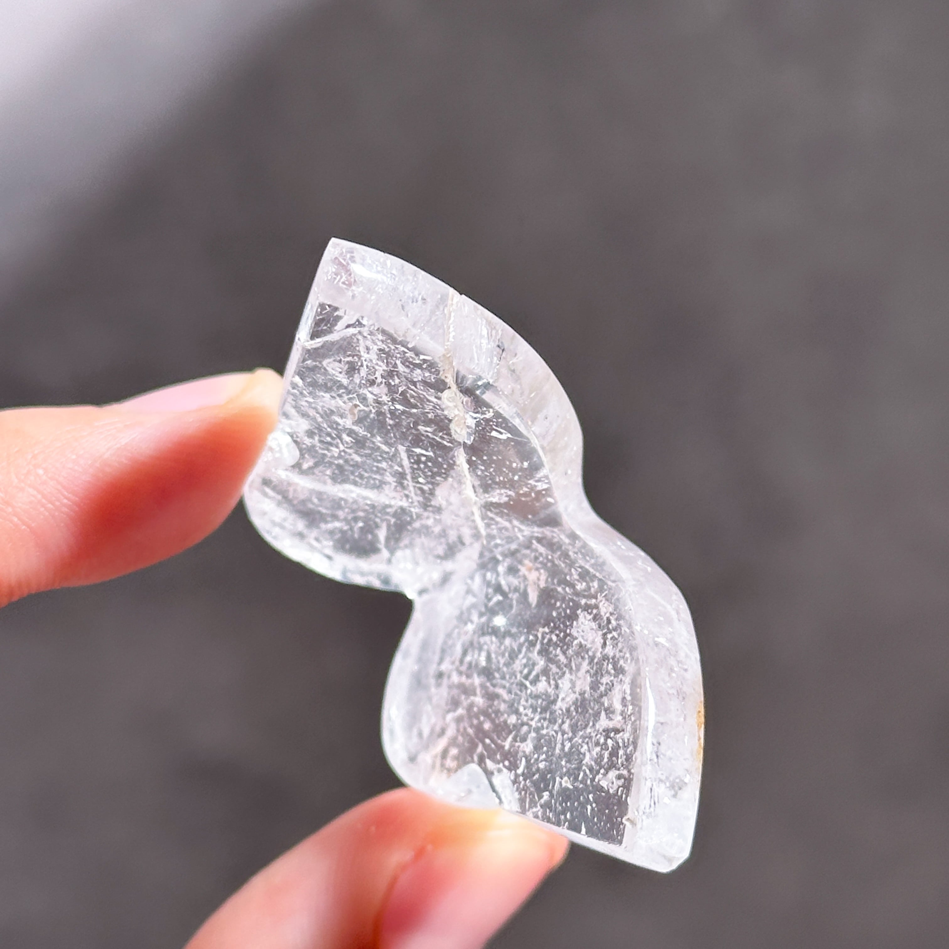 クリアクォーツ 3D蝶 04◇ Clear Quartz Butterfly ◇天然石・鉱物