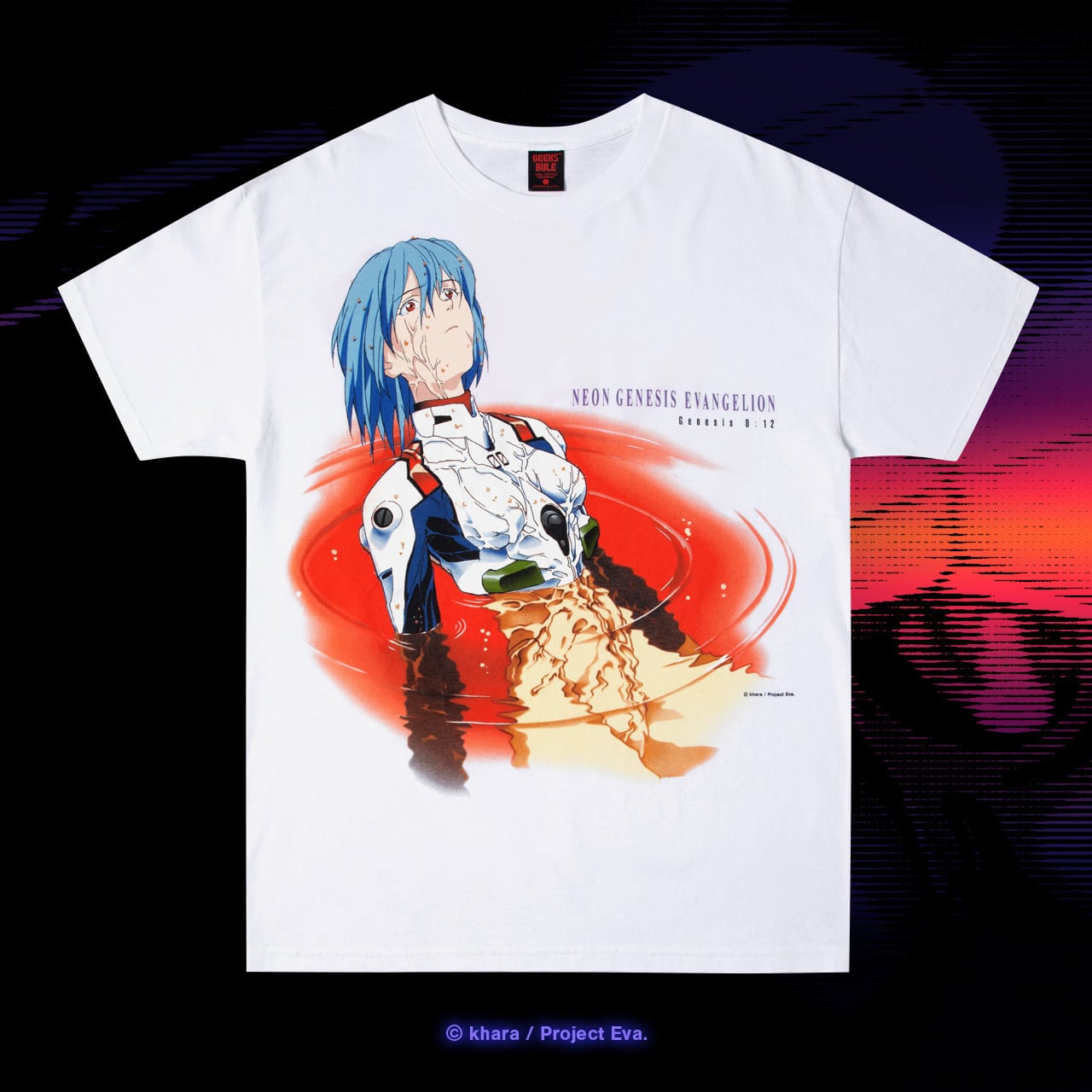 FLCL × GEEKS RULE SILKSCREEN PRINTING T SHIRT(ハル子) | GEEKS RULE