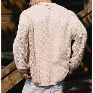 【DRIP5800】RMD Mesh Knitted Loose Sweater