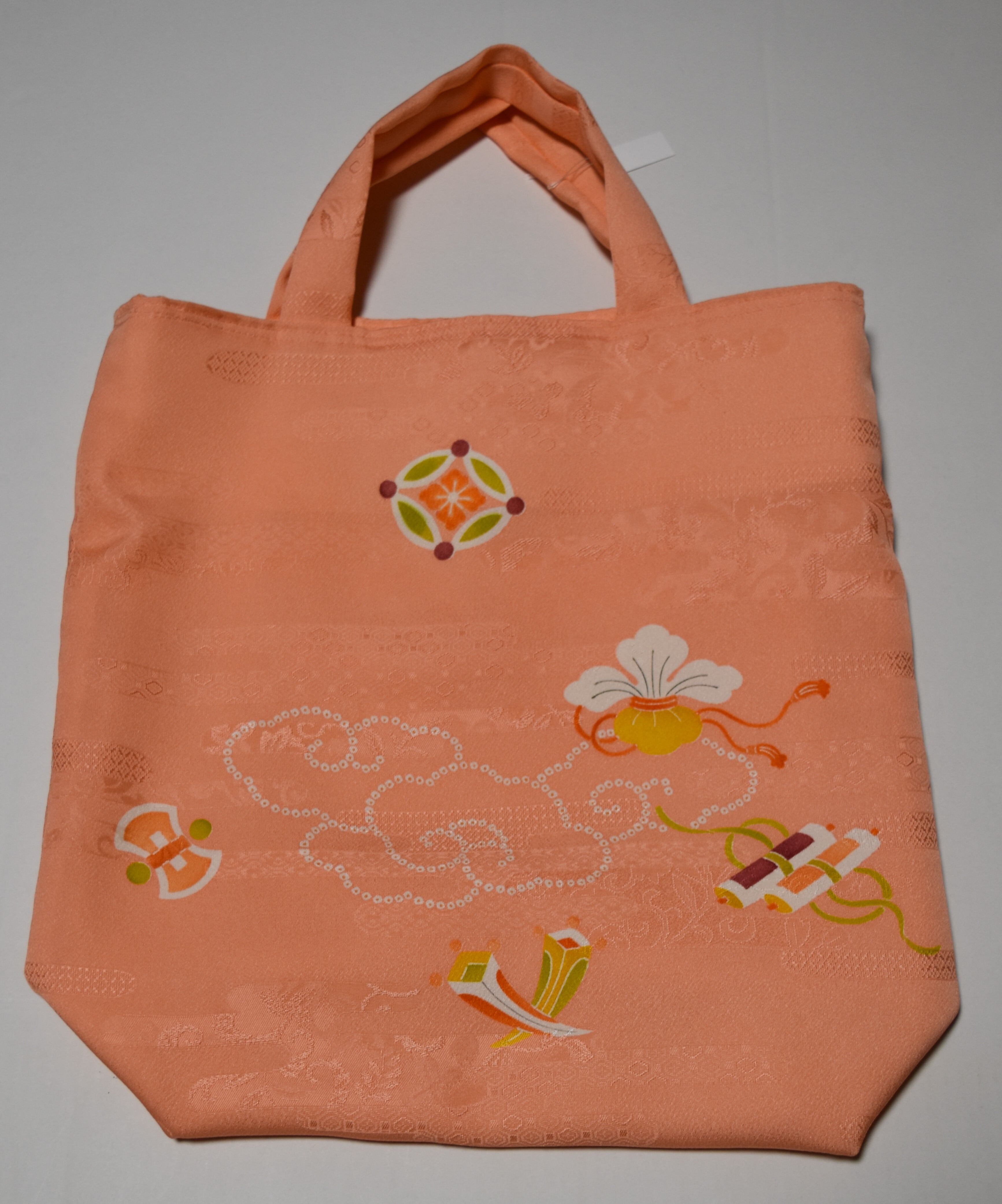 和装用トートバッグ 志ま亀宝づくし模様 送料無料 日本 和装用トートバッグ 志ま亀宝づくし模様 志ま亀 銀座