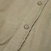custom botanical stitch corduroy shirt