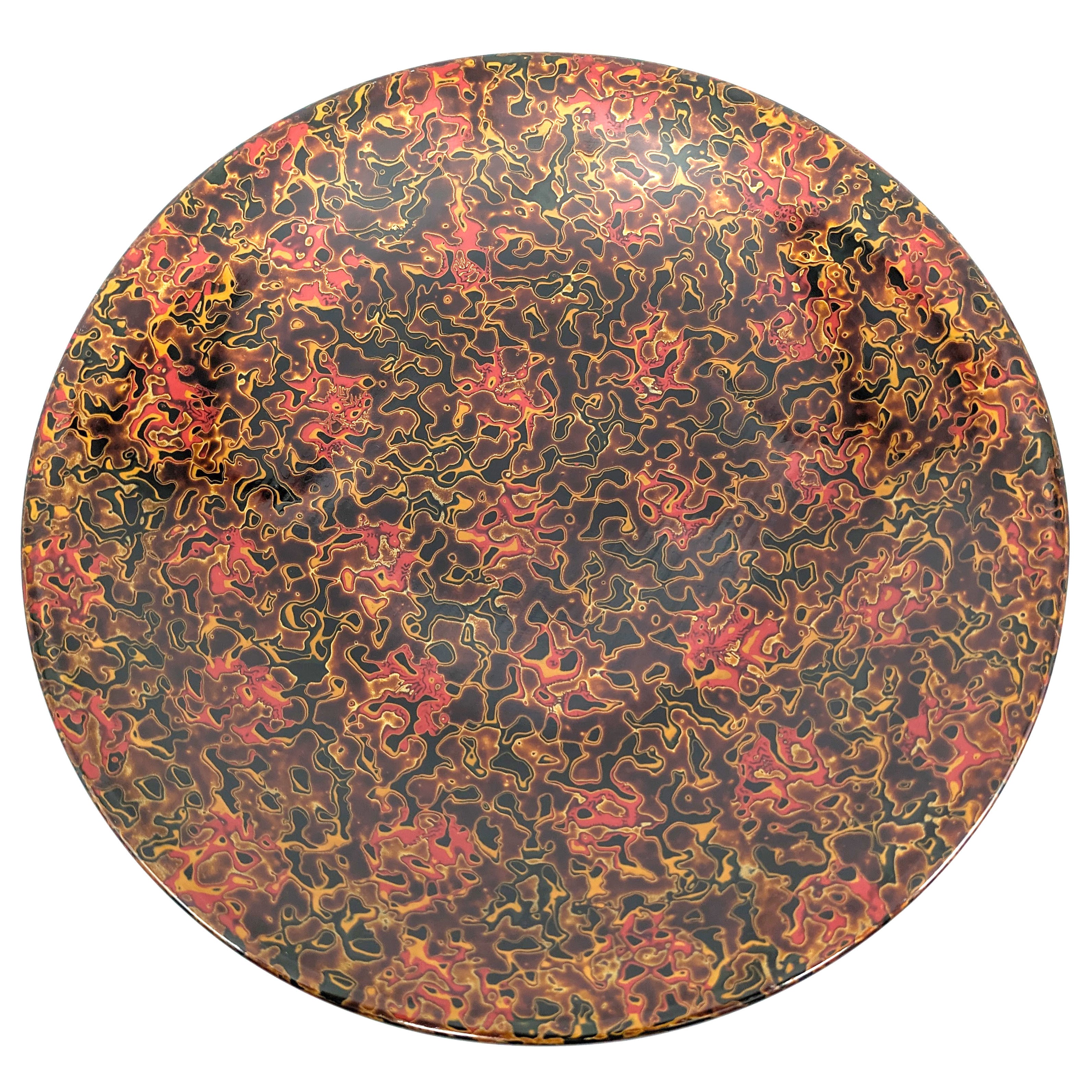 津軽塗（唐塗）バカ塗り・菓子皿・漆器・伝統工芸・No.240606-56・梱包