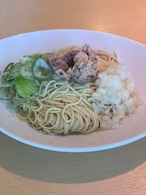 生揚げ醤油と低加水麺のまぜそば