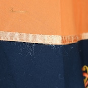 フォークダンス 衣装 スカート オレンジ系 チャコット Chacott 刺繍 橙 黒 チロリアン チロルスカート カントリー 鮮やか 華やか かわいい ダンス衣装 イベント 練習 レッスン ブラック系