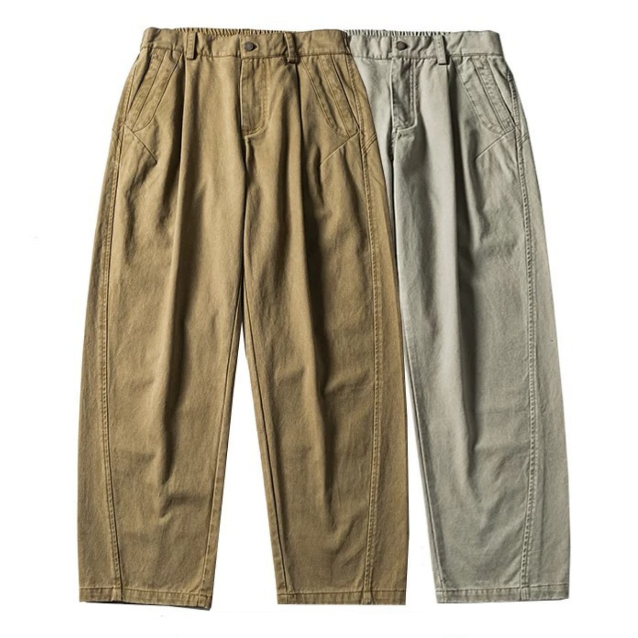Tack wide straight pants 2colors 00312