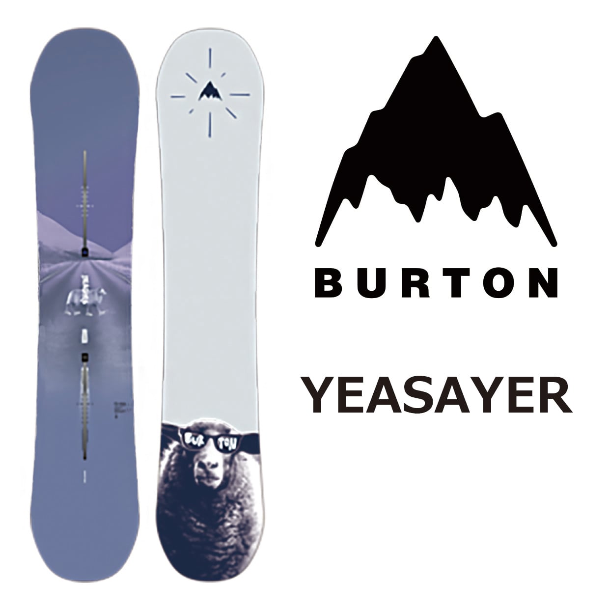 23-24年モデル BURTON .『 YEASAYER 』. FLAT TOP . バートン