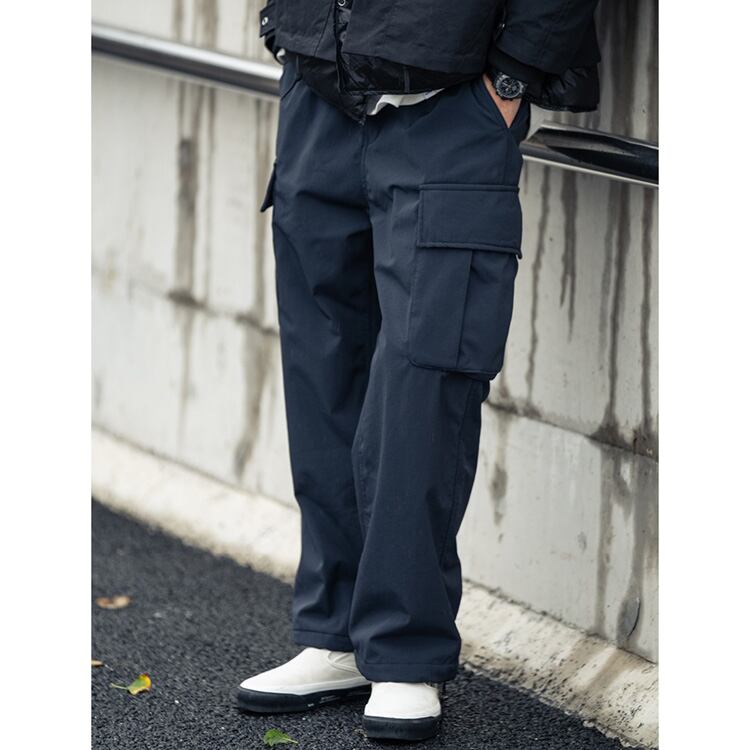 ★PLUS VELVET THICK STRAIGHT CASUAL PANTS　　　A0401