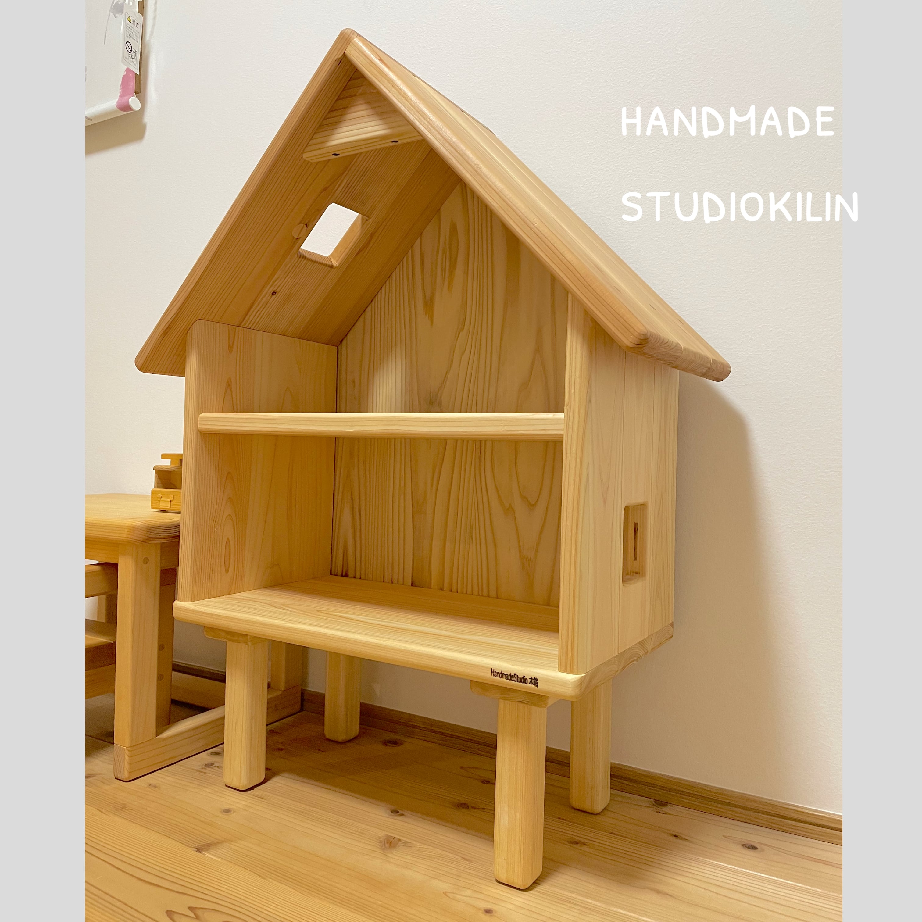 ドールハウスシェルフ （送料込み） | HandmadeStudio木輪