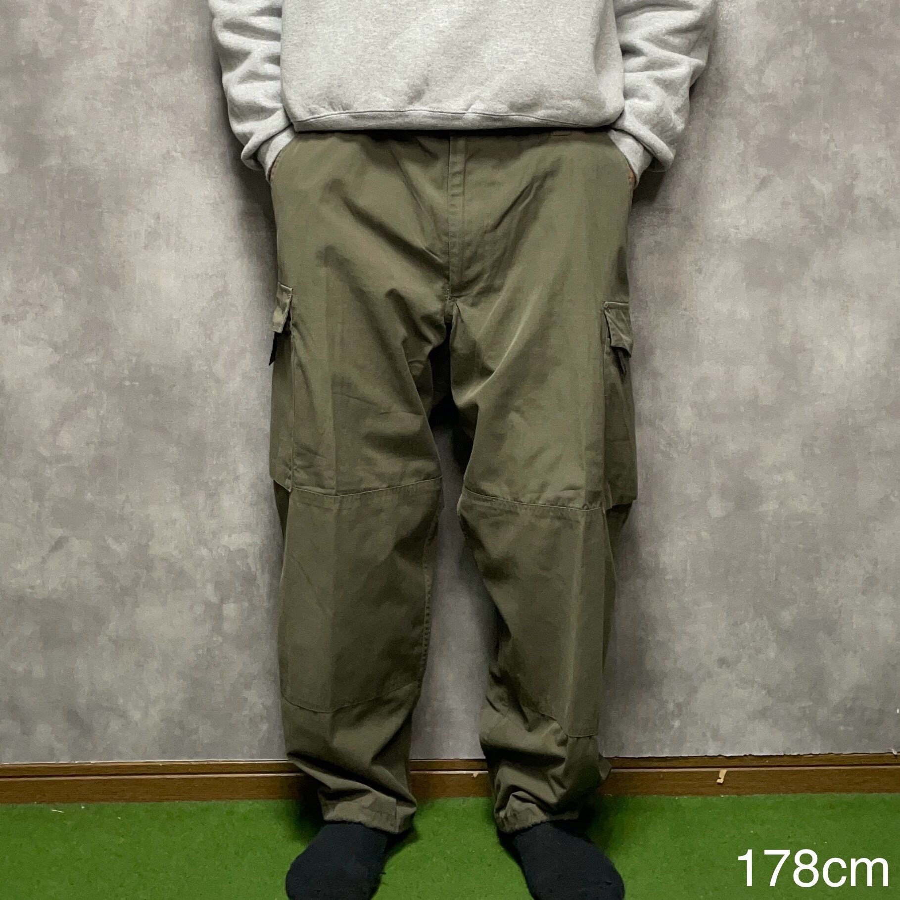 W36×L30】オーストリア軍 カーゴパンツ リップストップ トラウザーズ  