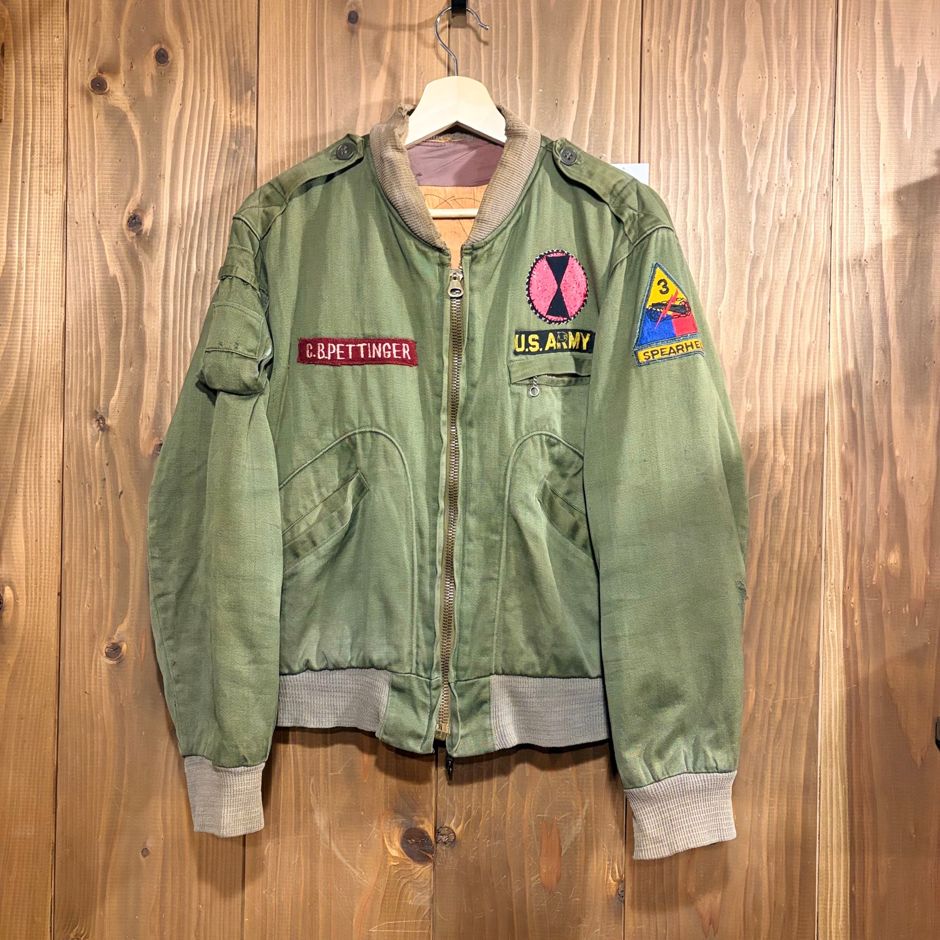 50s 米軍 実物 タンカースジャケット 戦車部隊 スピアヘッド 第3機甲