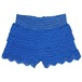Vintage knitted lace shorts