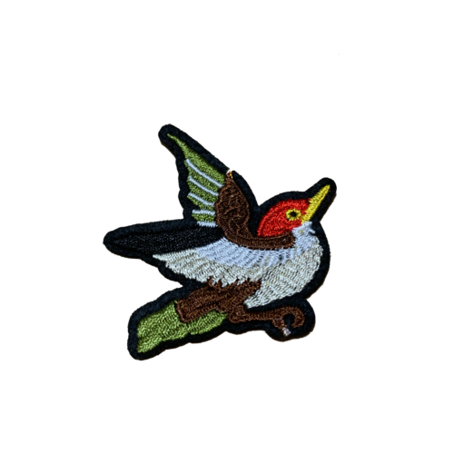 アップリケ　ハチドリ