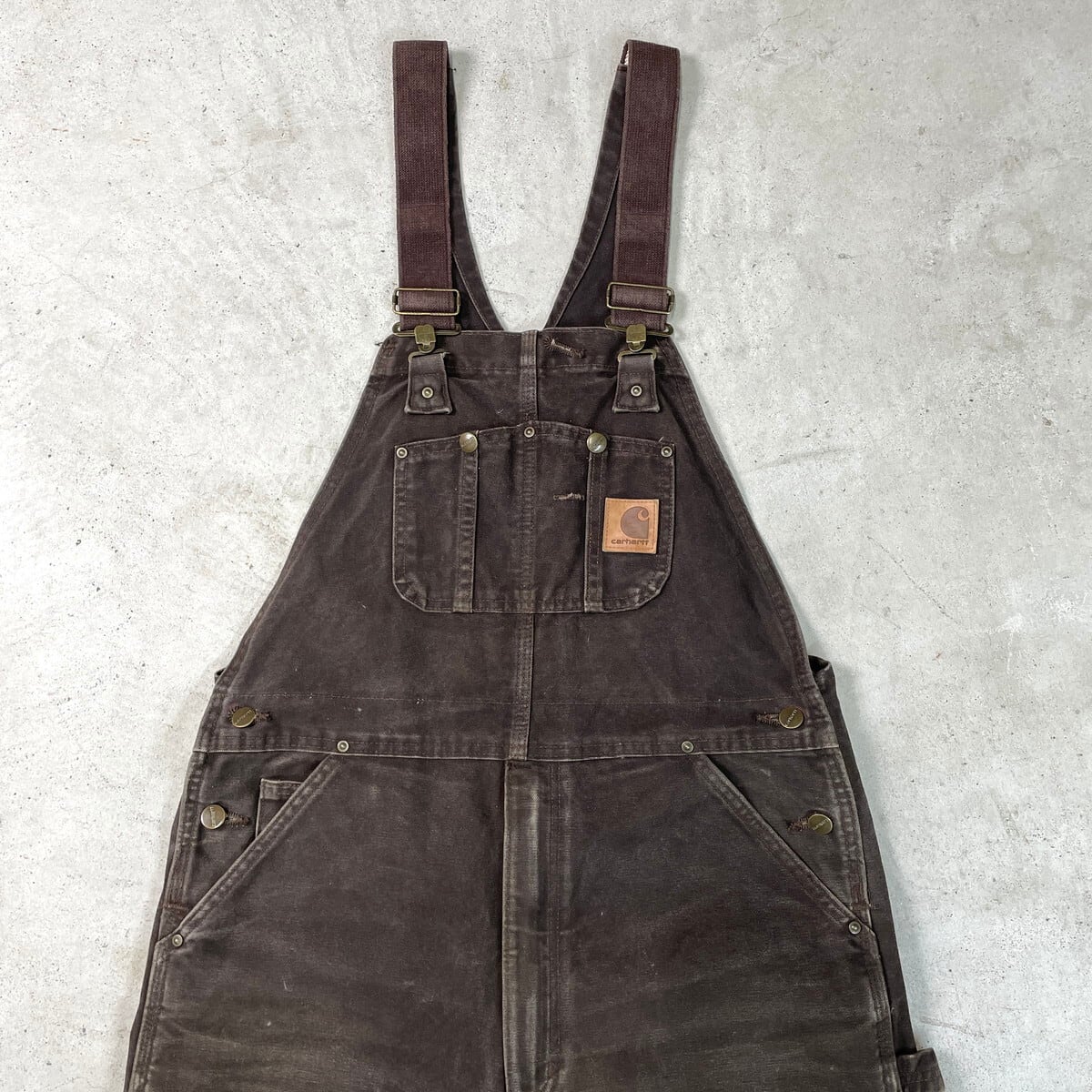 Carhartt カーハート ダック地 ダブルニー オーバーオール メンズW35