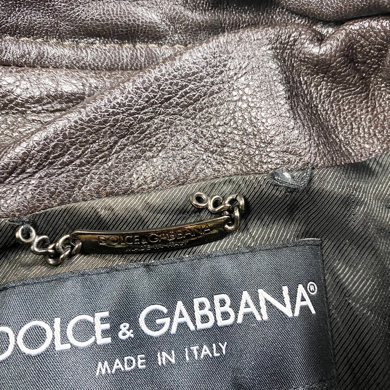 DOLCE&GABBANA goatskin riders jacket