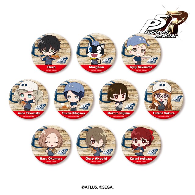 『ペルソナ3 リロード』『ペルソナ5 ザ・ロイヤル』コラボ限定　缶バッジ P5R（ブラインドパッケージ）